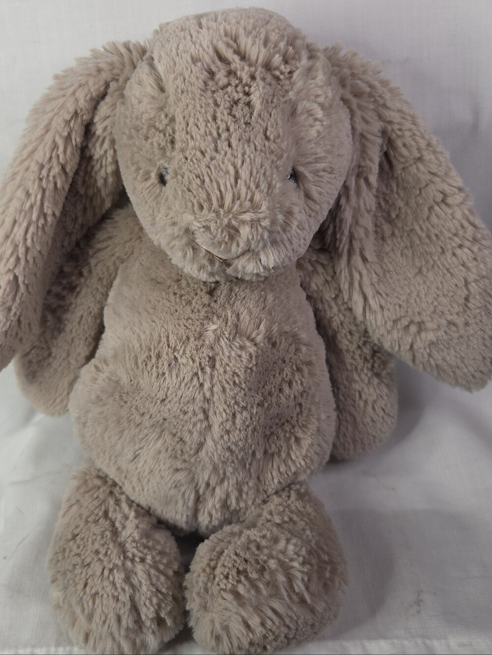 Authentic 12" Jellycat Bashful Beige Bunny Stuffed Animal Rabbit Collectible